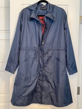 NWOT- Peruvian Connection Blue Women's Hood River Anorak Jacket Size XS